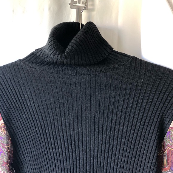 Sinéquanone | Black Turtleneck Ribbed Sweater - Picture 4 of 9